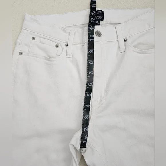 NEW J.CREW Flare Crop Ankle Jeans  Womens Stretch Mid-Rise  Sz 30 (8-10) - Picture 10 of 16